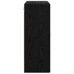 Casa si Gradina - Mobilier - Comode si corpuri - Comode - Usi pentru dulapuri montate pe perete 2 pcs Stejar Negru - Infinity.ro
