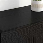 Casa si Gradina - Mobilier - Comode si corpuri - Comode - Usi pentru dulapuri montate pe perete 2 pcs Stejar Negru - Infinity.ro