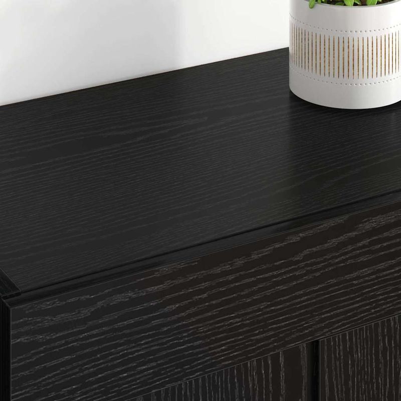 Casa si Gradina - Mobilier - Comode si corpuri - Comode - Usi pentru dulapuri montate pe perete 2 pcs Stejar Negru - Infinity.ro