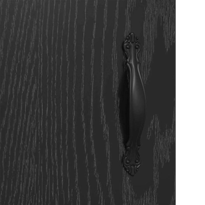 Casa si Gradina - Mobilier - Comode si corpuri - Comode - Usi pentru dulapuri montate pe perete 2 pcs Stejar Negru - Infinity.ro