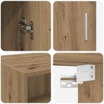 Casa si Gradina - Mobilier - Comode si corpuri - Comode - Dulap de depozitare Stejar Artizanal 80 x 42,5 x 225 cm - Infinity.ro