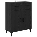 Casa si Gradina - Mobilier - Comode si corpuri - Corpuri bucatarie - Bufet cu sertar Stejar Negru 69,5 x 34 x 180 cm Lemn compozit - Infinity.ro