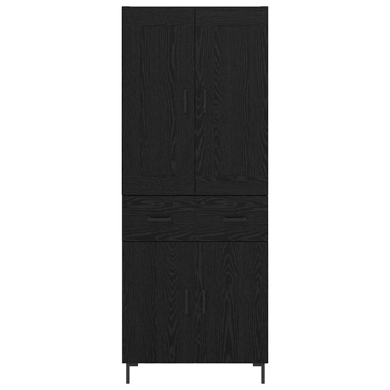 Casa si Gradina - Mobilier - Comode si corpuri - Corpuri bucatarie - Bufet cu sertar Stejar Negru 69,5 x 34 x 180 cm Lemn compozit - Infinity.ro