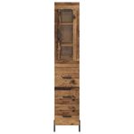 Casa si Gradina - Mobilier - Comode si corpuri - Corpuri bucatarie - Bufet cu sertar Lemn Vechi 34,5 x 34 x 180 cm Lemn compozit - Infinity.ro