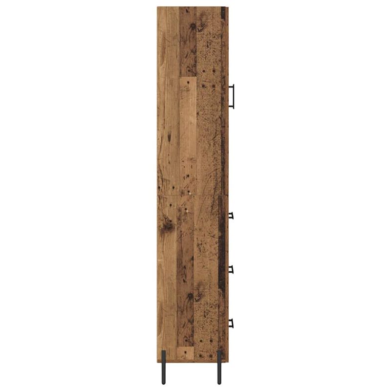 Casa si Gradina - Mobilier - Comode si corpuri - Corpuri bucatarie - Bufet cu sertar Lemn Vechi 34,5 x 34 x 180 cm Lemn compozit - Infinity.ro