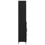 Casa si Gradina - Mobilier - Comode si corpuri - Comode - Bufet Pe perete cu sertar 2 pcs Stejar Negru Lemn compozit - Infinity.ro