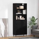 Casa si Gradina - Mobilier - Comode si corpuri - Corpuri bucatarie - Bufet 2 pcs Stejar Negru 69,5 x 34 x 180 cm Lemn compozit - Infinity.ro