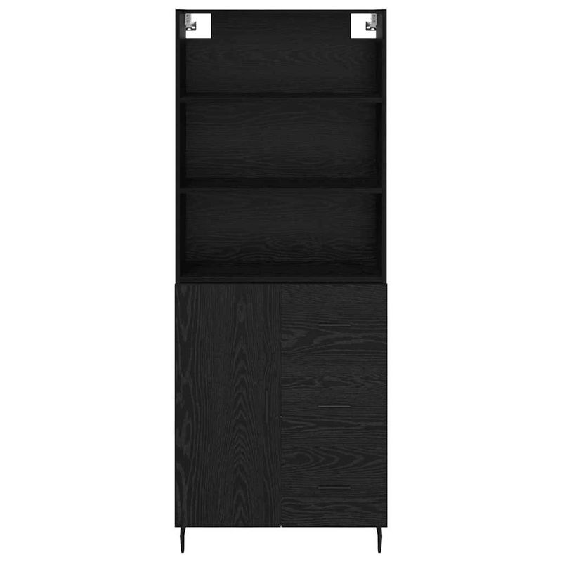 Casa si Gradina - Mobilier - Comode si corpuri - Corpuri bucatarie - Bufet 2 pcs Stejar Negru 69,5 x 34 x 180 cm Lemn compozit - Infinity.ro