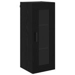 Casa si Gradina - Mobilier - Comode si corpuri - Corpuri bucatarie - Bufet cu sertar Stejar Negru 34,5 x 34 x 180 cm Lemn compozit - Infinity.ro
