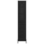 Casa si Gradina - Mobilier - Comode si corpuri - Corpuri bucatarie - Bufet cu sertar Stejar Negru 34,5 x 34 x 180 cm Lemn compozit - Infinity.ro