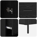 Casa si Gradina - Mobilier - Comode si corpuri - Corpuri bucatarie - Bufet cu sertar Stejar Negru 34,5 x 34 x 180 cm Lemn compozit - Infinity.ro