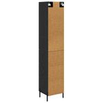 Casa si Gradina - Mobilier - Comode si corpuri - Corpuri bucatarie - Bufet cu sertar Stejar Negru 34,5 x 34 x 180 cm Lemn compozit - Infinity.ro