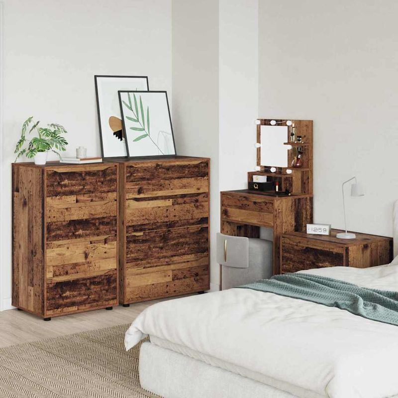 Casa si Gradina - Mobilier - Dulapuri si sifoniere - Dulapuri - Dulapuri de depozitare 2 pcs Lemn Vechi 60 x 48 x 105 cm - Infinity.ro