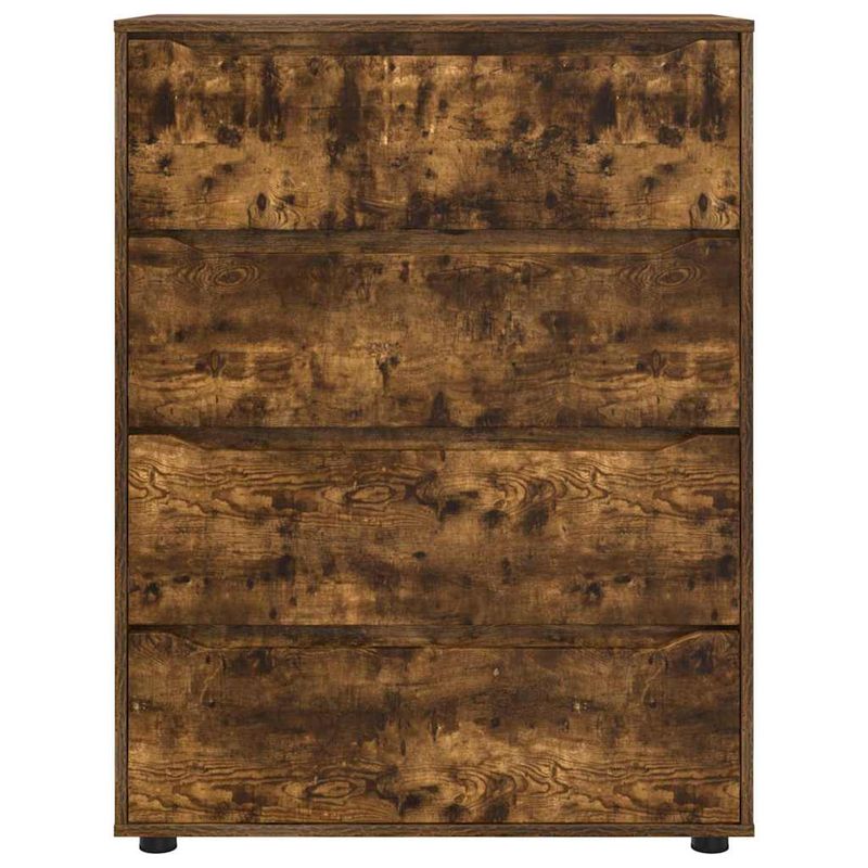 Casa si Gradina - Mobilier - Dulapuri si sifoniere - Dulapuri - Dulapuri de depozitare 2 pcs Stejar fumuriu 80 x 48 x 105 cm - Infinity.ro