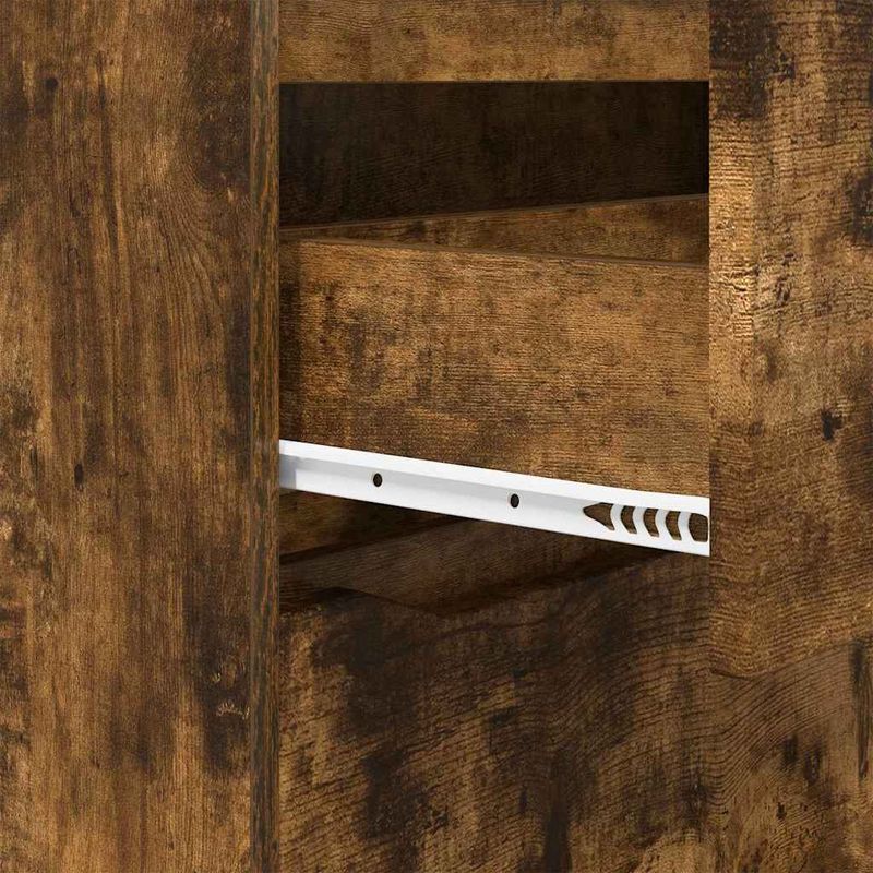 Casa si Gradina - Mobilier - Dulapuri si sifoniere - Dulapuri - Dulapuri de depozitare 2 pcs Stejar fumuriu 80 x 48 x 105 cm - Infinity.ro