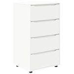 Casa si Gradina - Mobilier - Dulapuri si sifoniere - Dulapuri - Dulapuri de depozitare 2 pcs Alb 60 x 48 x 105 cm Lemn compozit - Infinity.ro