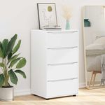 Casa si Gradina - Mobilier - Dulapuri si sifoniere - Dulapuri - Dulapuri de depozitare 2 pcs Alb 60 x 48 x 105 cm Lemn compozit - Infinity.ro