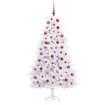 Casa si Gradina - Decoratiuni - Decoratiuni de sezon - Brad de Craciun artificial cu ramuri articulare Alb 180 cm - Infinity.ro