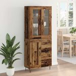 Casa si Gradina - Mobilier - Comode si corpuri - Corpuri bucatarie - Bufet cu sertar Lemn Vechi 69,5 x 34 x 180 cm Lemn compozit - Infinity.ro