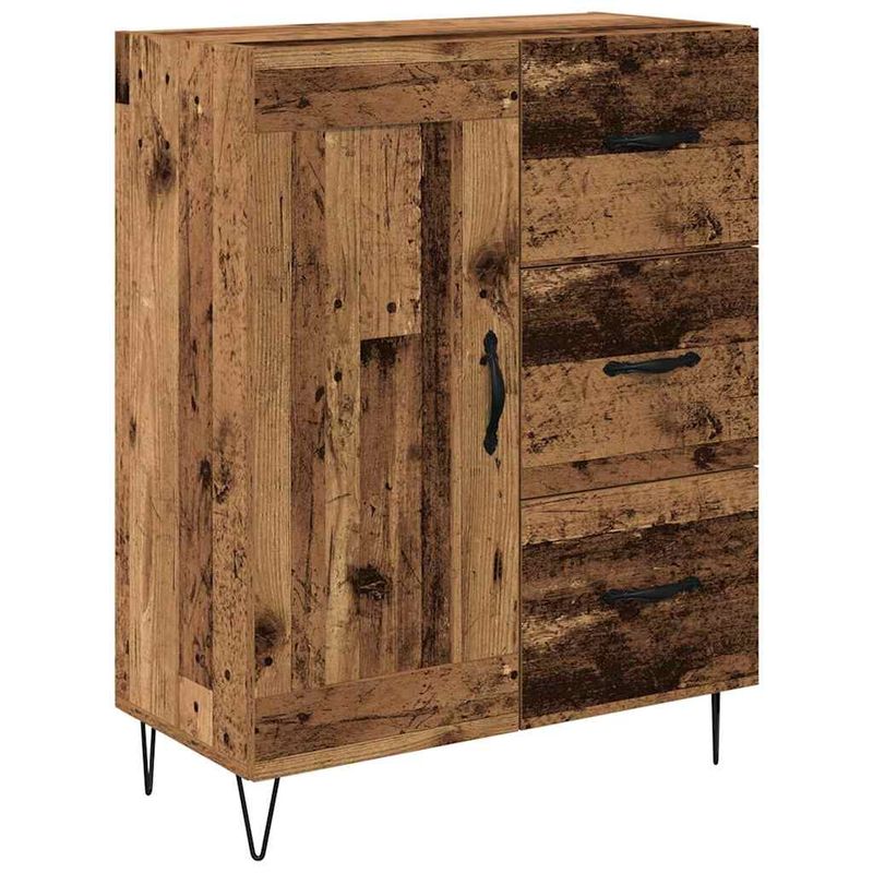 Casa si Gradina - Mobilier - Comode si corpuri - Corpuri bucatarie - Bufet cu sertar Lemn Vechi 69,5 x 34 x 180 cm Lemn compozit - Infinity.ro