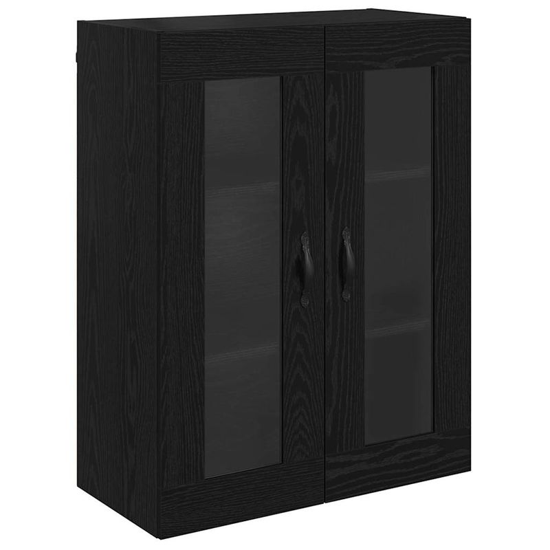 Casa si Gradina - Mobilier - Comode si corpuri - Comode - Bufet cu sertar Stejar Negru 69,5 x 34 x 180 cm Lemn compozit - Infinity.ro