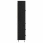 Casa si Gradina - Mobilier - Comode si corpuri - Corpuri bucatarie - Bufet cu sertar Stejar Negru 69,5 x 34 x 180 cm Lemn compozit - Infinity.ro