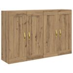 Casa si Gradina - Mobilier - Comode si corpuri - Comode - Usi pentru dulapuri montate pe perete 2 pcs Stejar Artizanal - Infinity.ro