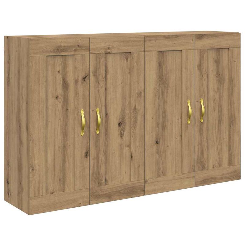 Casa si Gradina - Mobilier - Comode si corpuri - Comode - Usi pentru dulapuri montate pe perete 2 pcs Stejar Artizanal - Infinity.ro