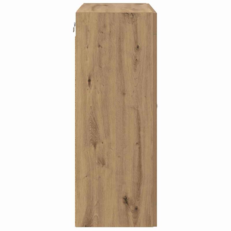 Casa si Gradina - Mobilier - Comode si corpuri - Comode - Usi pentru dulapuri montate pe perete 2 pcs Stejar Artizanal - Infinity.ro