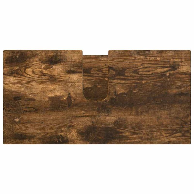 Casa si Gradina - Mobilier - Seturi de mobilier - Seturi baie - Set de mobilier pentru baie 4 pcs Stejar fumuriu Lemn compozit - Infinity.ro