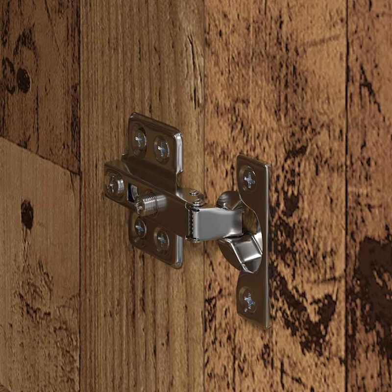 Casa si Gradina - Mobilier - Comode si corpuri - Comode - Usi pentru dulapuri montate pe perete 2 pcs Lemn Vechi - Infinity.ro