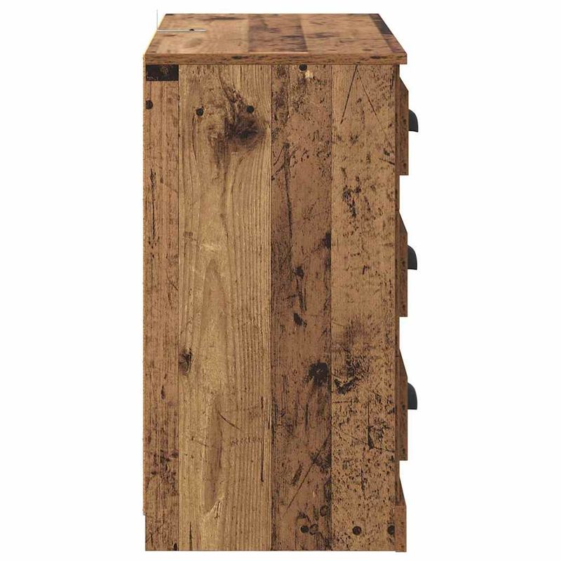 Casa si Gradina - Mobilier - Comode si corpuri - Comode - Bufeturi 2 pcs Lemn Vechi 70 x 35,5 x 67,5 cm Lemn compozit - Infinity.ro