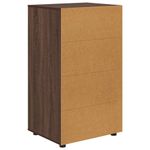 Casa si Gradina - Mobilier - Dulapuri si sifoniere - Dulapuri - Dulapuri de depozitare 2 pcs Stejar inchis 60 x 48 x 105 cm - Infinity.ro