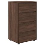 Casa si Gradina - Mobilier - Dulapuri si sifoniere - Dulapuri - Dulapuri de depozitare 2 pcs Stejar inchis 60 x 48 x 105 cm - Infinity.ro