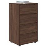 Casa si Gradina - Mobilier - Dulapuri si sifoniere - Dulapuri - Dulapuri de depozitare 2 pcs Stejar inchis 60 x 48 x 105 cm - Infinity.ro