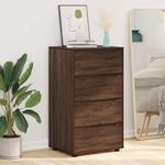 Casa si Gradina - Mobilier - Dulapuri si sifoniere - Dulapuri - Dulapuri de depozitare 2 pcs Stejar inchis 60 x 48 x 105 cm - Infinity.ro