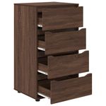 Casa si Gradina - Mobilier - Dulapuri si sifoniere - Dulapuri - Dulapuri de depozitare 2 pcs Stejar inchis 60 x 48 x 105 cm - Infinity.ro