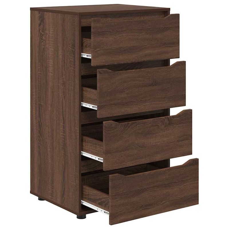 Casa si Gradina - Mobilier - Dulapuri si sifoniere - Dulapuri - Dulapuri de depozitare 2 pcs Stejar inchis 60 x 48 x 105 cm - Infinity.ro