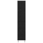 Casa si Gradina - Mobilier - Comode si corpuri - Corpuri bucatarie - Bufet cu sertar Stejar Negru 69,5 x 34 x 180 cm Lemn compozit - Infinity.ro