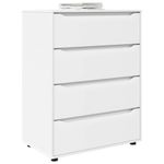 Casa si Gradina - Mobilier - Dulapuri si sifoniere - Dulapuri - Dulapuri de depozitare 2 pcs Alb 80 x 48 x 105 cm Lemn compozit - Infinity.ro