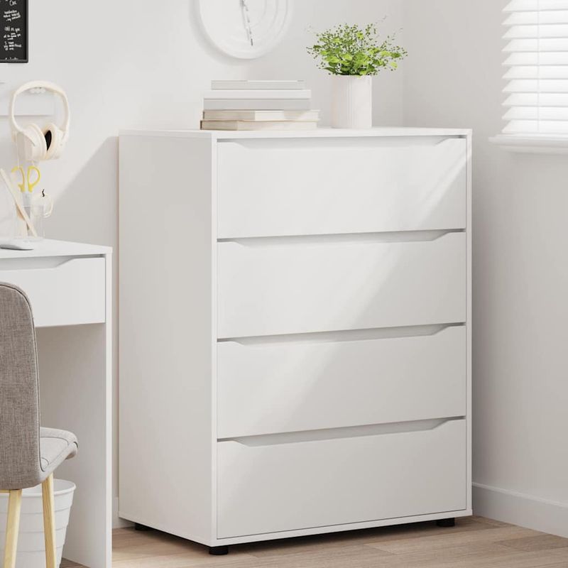 Casa si Gradina - Mobilier - Dulapuri si sifoniere - Dulapuri - Dulapuri de depozitare 2 pcs Alb 80 x 48 x 105 cm Lemn compozit - Infinity.ro