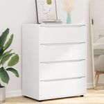 Casa si Gradina - Mobilier - Dulapuri si sifoniere - Dulapuri - Dulapuri de depozitare 2 pcs Alb 80 x 48 x 105 cm Lemn compozit - Infinity.ro