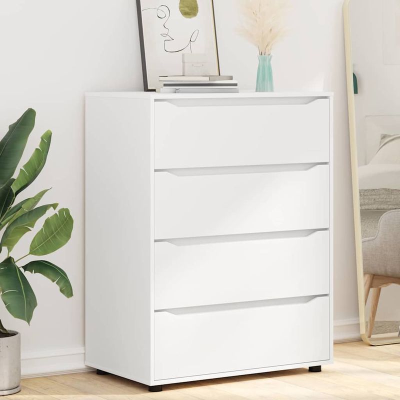 Casa si Gradina - Mobilier - Dulapuri si sifoniere - Dulapuri - Dulapuri de depozitare 2 pcs Alb 80 x 48 x 105 cm Lemn compozit - Infinity.ro