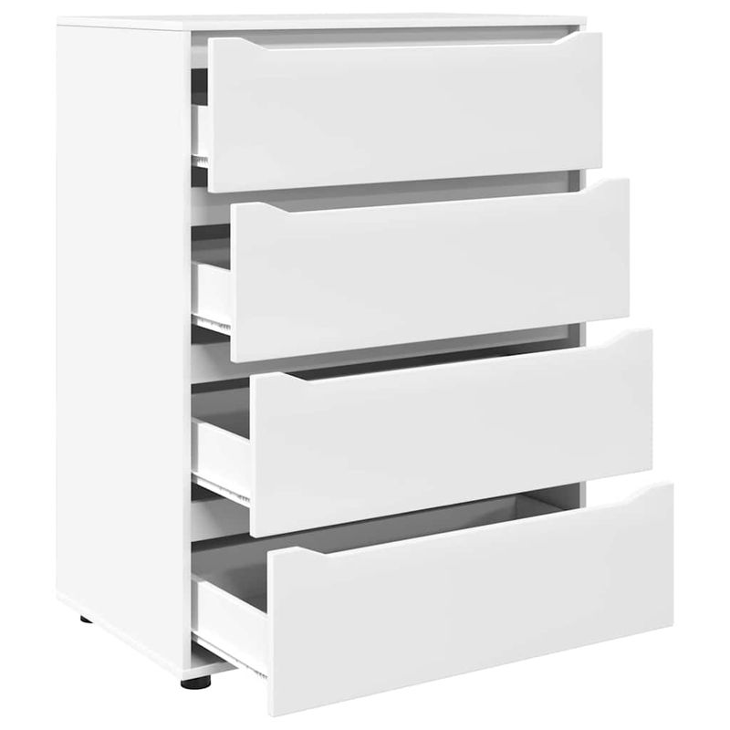 Casa si Gradina - Mobilier - Dulapuri si sifoniere - Dulapuri - Dulapuri de depozitare 2 pcs Alb 80 x 48 x 105 cm Lemn compozit - Infinity.ro