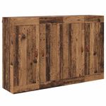 Casa si Gradina - Mobilier - Comode si corpuri - Comode - Usi pentru dulapuri montate pe perete 2 pcs Lemn Vechi - Infinity.ro
