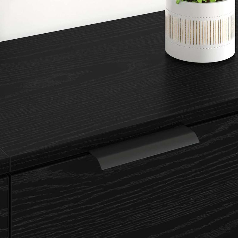 Casa si Gradina - Mobilier - Comode si corpuri - Comode - Bufeturi 2 pcs Stejar Negru 60 x 30 x 70 cm Lemn compozit - Infinity.ro