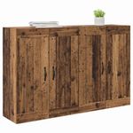 Casa si Gradina - Mobilier - Comode si corpuri - Comode - Usi pentru dulapuri montate pe perete 2 pcs Lemn Vechi - Infinity.ro