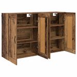 Casa si Gradina - Mobilier - Comode si corpuri - Comode - Usi pentru dulapuri montate pe perete 2 pcs Lemn Vechi - Infinity.ro