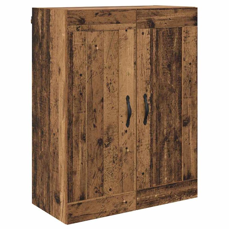 Casa si Gradina - Mobilier - Comode si corpuri - Comode - Usi pentru dulapuri montate pe perete 2 pcs Lemn Vechi - Infinity.ro