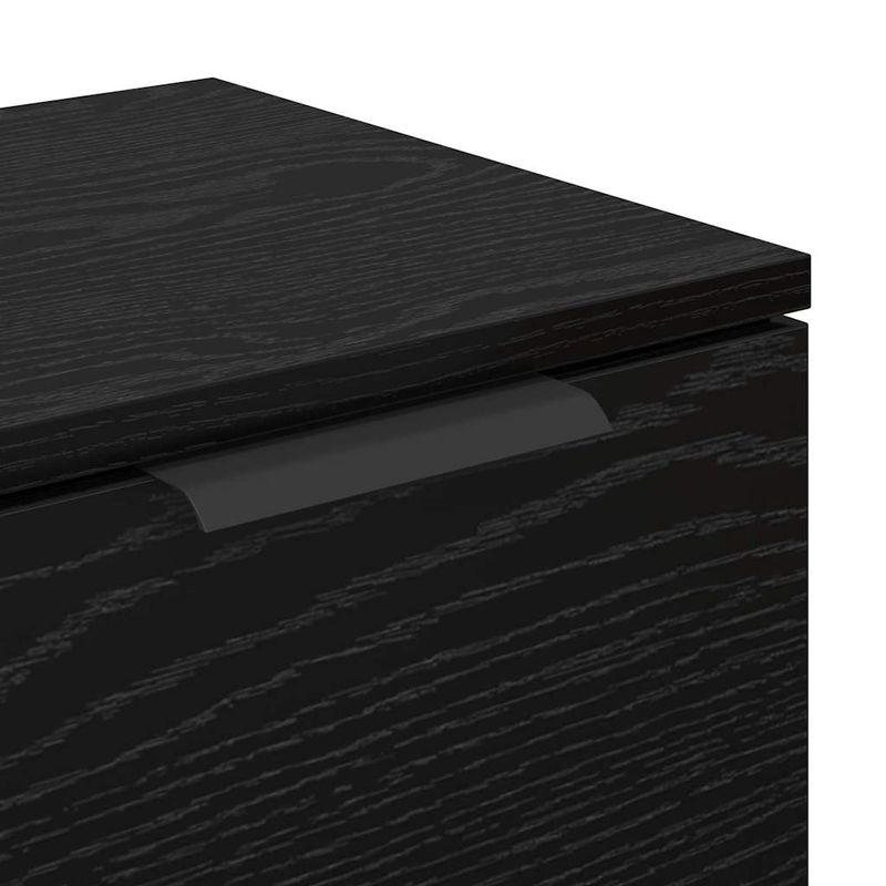 Casa si Gradina - Mobilier - Comode si corpuri - Comode - Bufeturi 2 pcs Stejar Negru 60 x 30 x 70 cm Lemn compozit - Infinity.ro